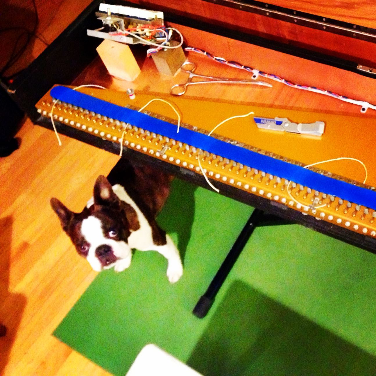 That time Miles helped me restring my Clavinet