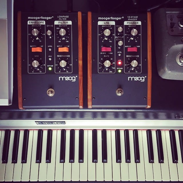 Recipe for a funky Rhodes #moog #keyboards #gearporn #rhodes