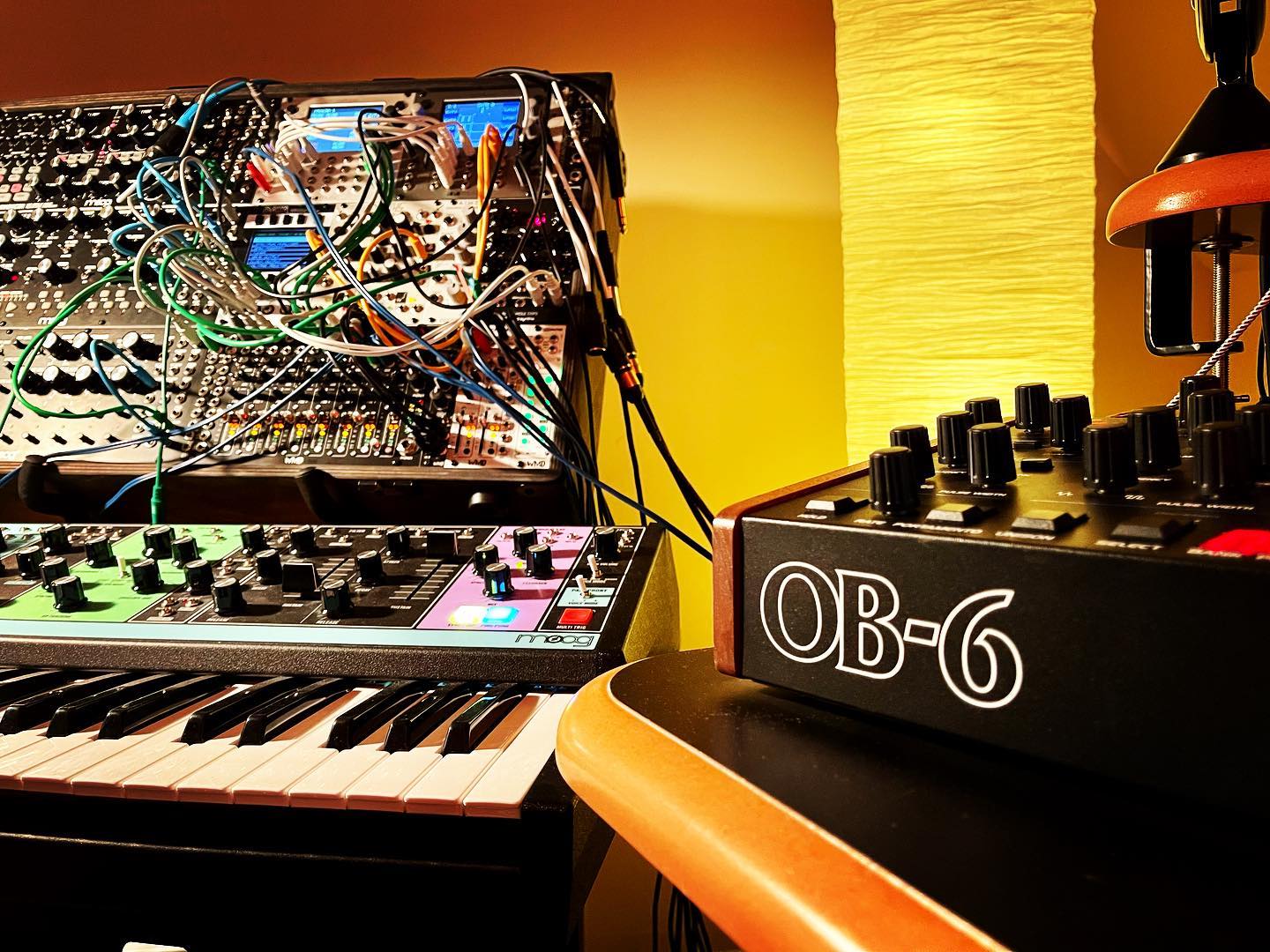 Some days are like...Give me longer than 60 seconds with my synths, please!  #moogmatriarch #ob6 #eurorackmodular