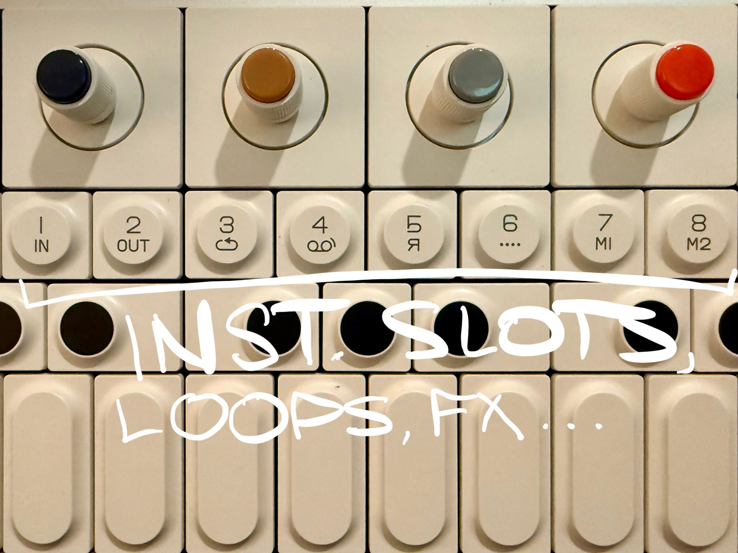 OP-1 Field Preset and Tape Trick Buttons