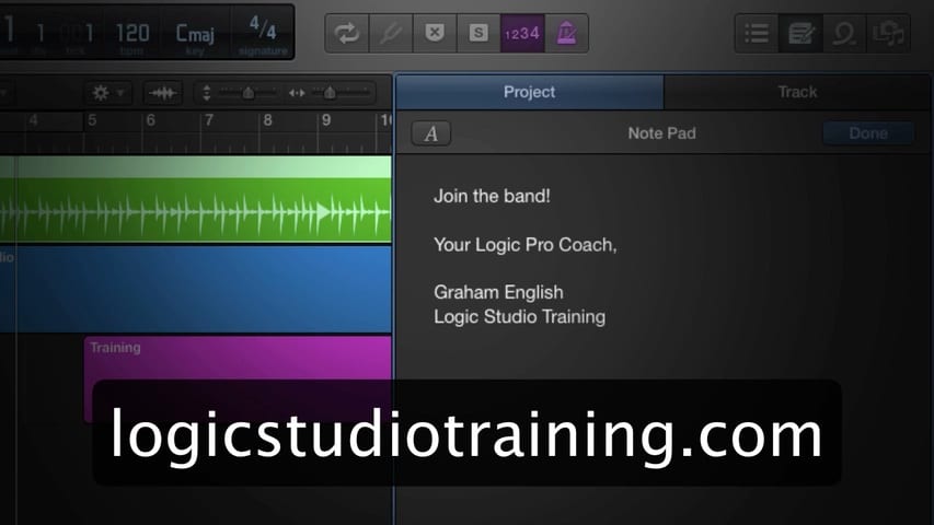 Logic Studio Training Bumper