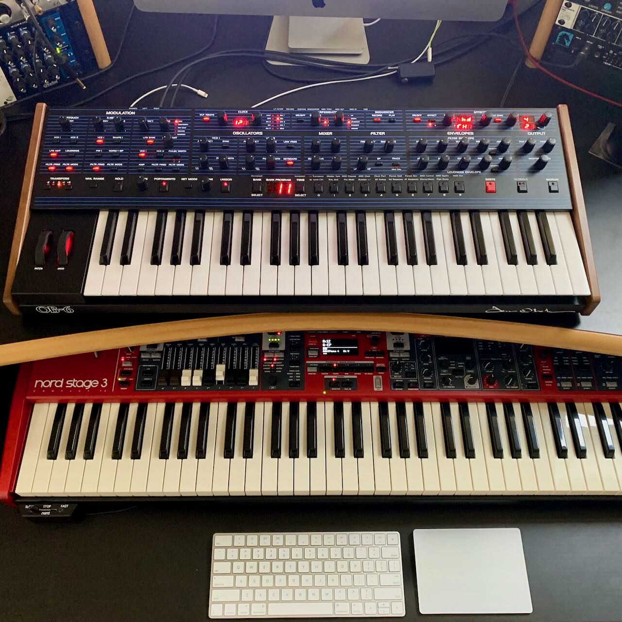 OB-6 and Nord Stage 3