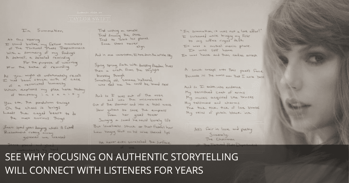 Why Writing Hits Isn’t the Goal: Taylor Swift’s Mastery of Storytelling