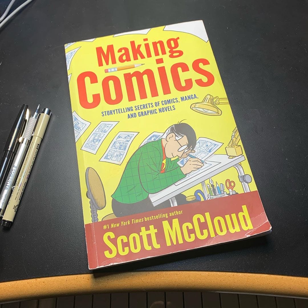 Finished reading Making Comics last week. One of the best How-To books ever