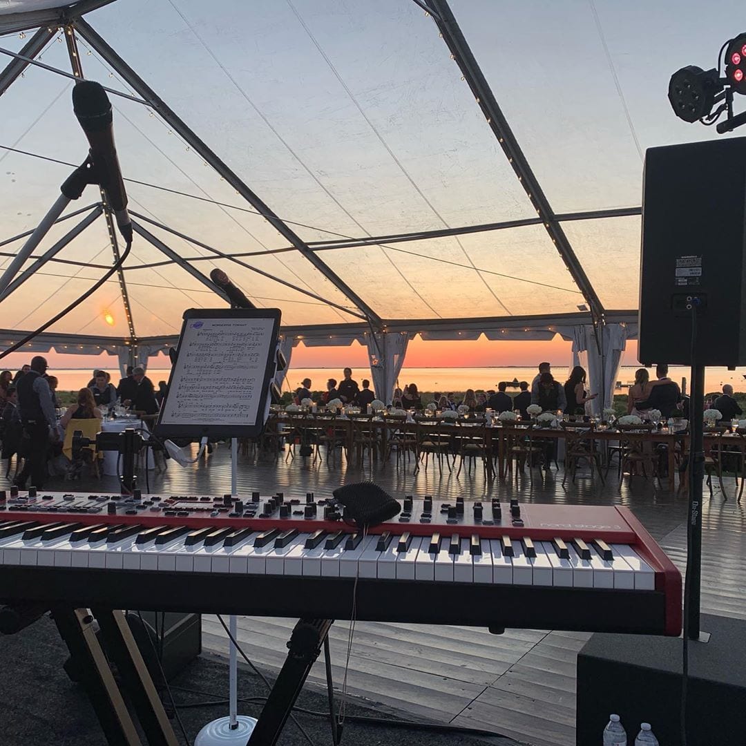 Gorgeous night for a gig in Nantucket with @hotmessboston