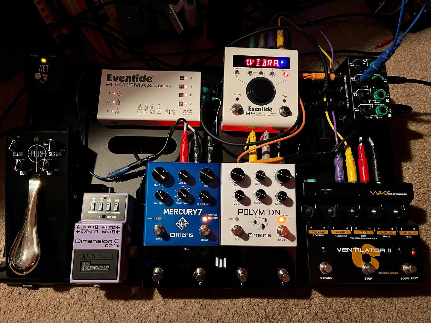 Just put together a new pedalboard