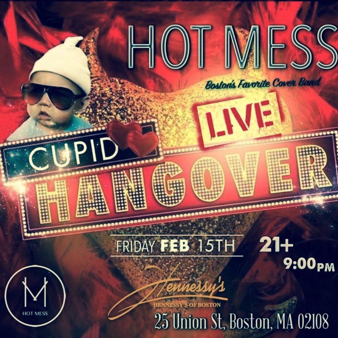Playing with @hotmessboston at @hennessysboston tonight for Cupid’s Hangover Party