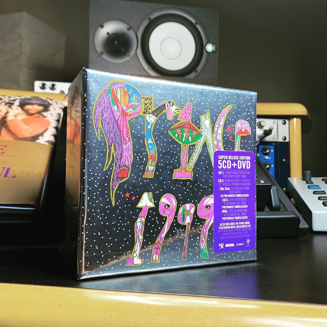 Prince 1999 super deluxe edition. 1999 was the first album I got of his. Completely changed my life. Now where did I put the CD/DVD player?